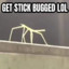 get stick bugged lol