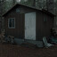The shack from stream