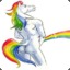 rainbow urinating unicorn