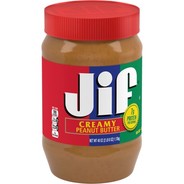 a jar of peanut butter