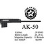 АК50 50bmg 800rpm