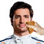 Carlos Sainz Eating Empanada