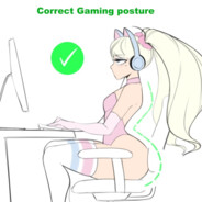 correct back posture check
