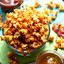 Popcorn with bbq sauce