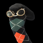 CALCETÍN CON ROMBOS MAN