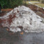 parking lot snow pile