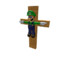 luigi on the cross