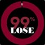 99% LOSE