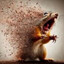 The laughing joker squirrel