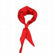 Red Scarf-Tied Head