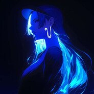 夜静月染蓝溪渊