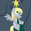Christmas spirited Derpy Hooves