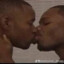 black men kissing