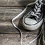 Tied shoes