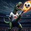 ronaldinhi dinozaurini futbolini