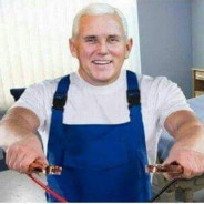 Mike Pence With Jumper Cables