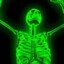 Your Usual Green Skeleton