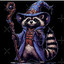 Raccoon Wizard