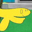 banana en mano