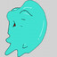 a ephemeral turquoise homunculus