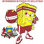 Latvian Basketball Spongebob