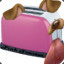 Pink toaster