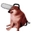 Chainsaw dog