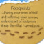 Ｆｏｏｔｐｒｉｎｔｓ