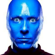 Blue man