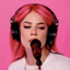 Halsey de Cabelo Rosa