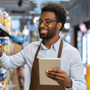 African Supermarket Manager