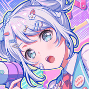 白毛蓝瞳小爱豆