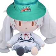 miku with a baja blast hat