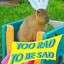 TOO RAD T0 BE SAD