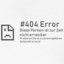 Error 404 Not Found