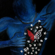 早市上卖柿子的成熟男