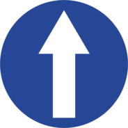 2137|Nakaz jazdy prosto