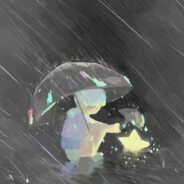 淋着雨
