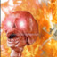 Skeleton on Fire