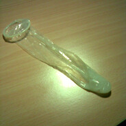a used condom