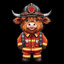FIRE COW!👩‍🚒🐮