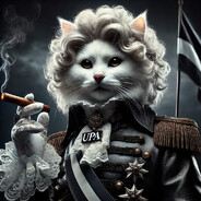 Commander-in-Chief Smoking Cat