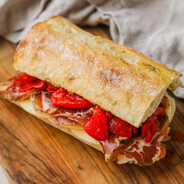 Tony Soprano's gabagool sandwich