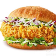 藤椒风味鸡排汉堡