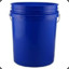 big blue bucket