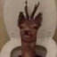 toilet deer