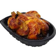 Pollo rostizado recien horneado