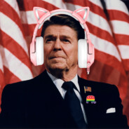 Femboy Ronald Reagan