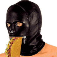 A Gimp Eating a Taco