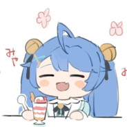 青い毛のロリーが大好き